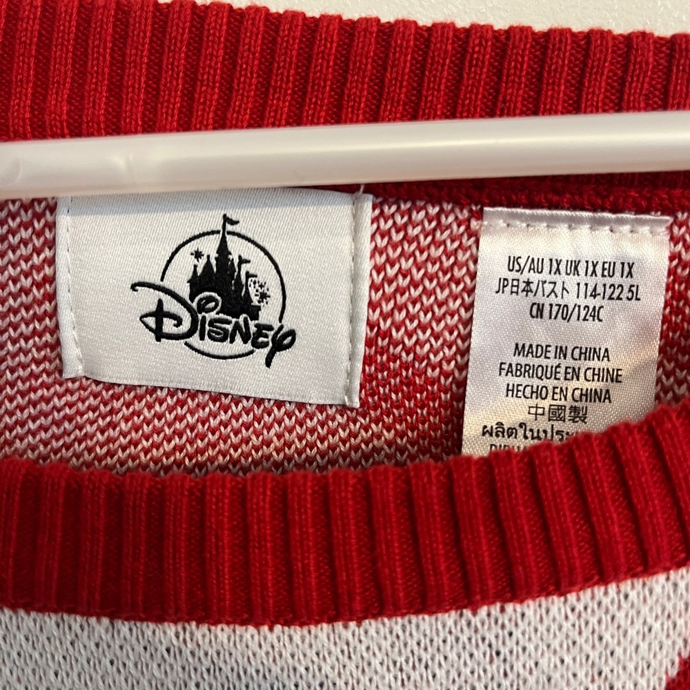 Women’s size XL NWT Oversized Disney Minnie Mouse Holiday Sweater - Picture 3 of 4